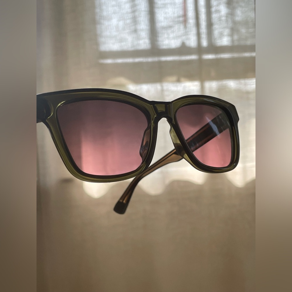 MAUI JIM *NEW* Hanohano Polarized Classic Sunglasses Green with Rose Glass Lens - Picture 10 of 16
